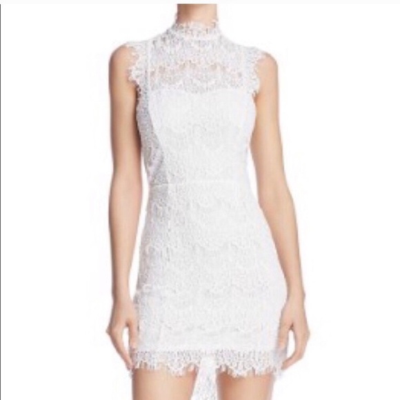 FREE PEOPLE boho high neck backless lace dress - Picture 4 of 5